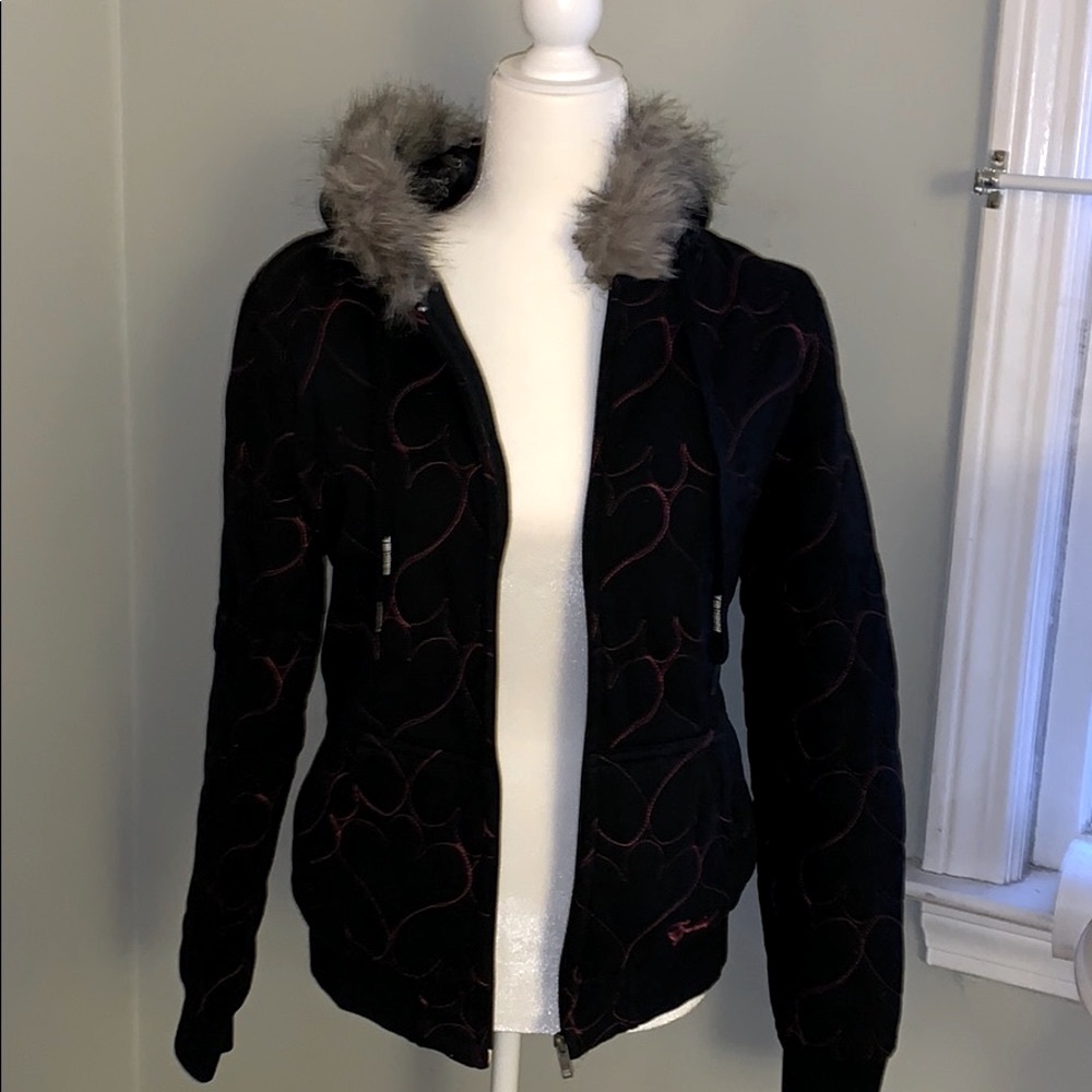 Jacket with hoodie